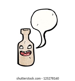 cartoon bottle