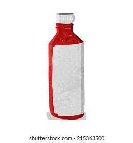 botella de dibujos animados