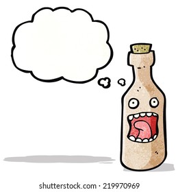 cartoon bottle