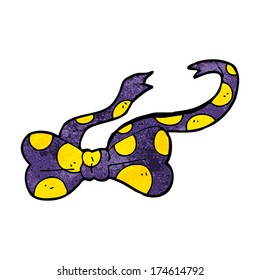 corbata de arco de dibujos animados