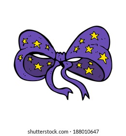 corbata de arco de dibujos animados