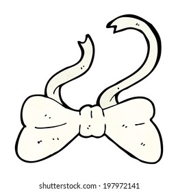 corbata de arco de dibujos animados