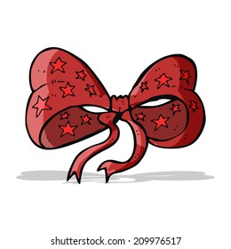 corbata de arco de dibujos animados