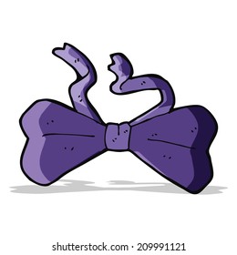 corbata de arco de dibujos animados