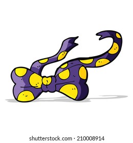 corbata de arco de dibujos animados