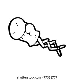Cartoon-Boxhandschuh
