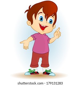 Cartoon boy 