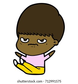 menino de desenho animado