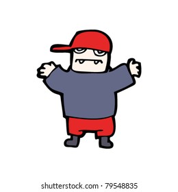 cartoon boy in cap