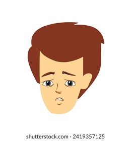 Cartoon Boy Face Head Icon