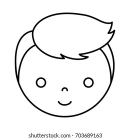 Cartoon Boy Face Icon Stock Vector (Royalty Free) 703689163 | Shutterstock