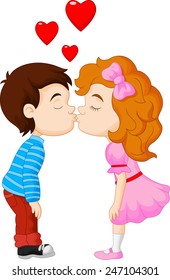 kiss cartoon