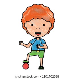 cartoon boy icon