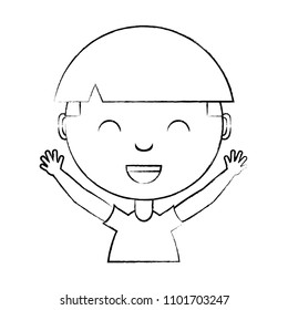 cartoon boy icon