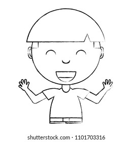 cartoon boy icon