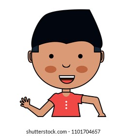 cartoon boy icon