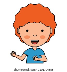 cartoon boy icon