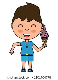 cartoon boy icon