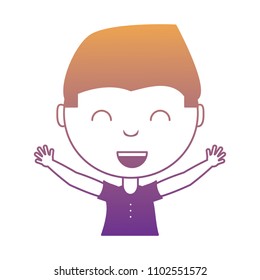 cartoon boy icon