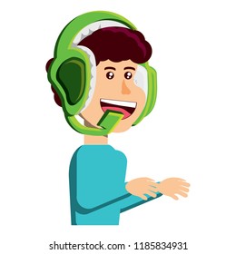 cartoon boy icon