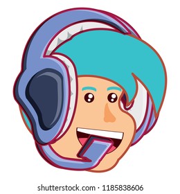 cartoon boy icon