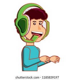 cartoon boy icon