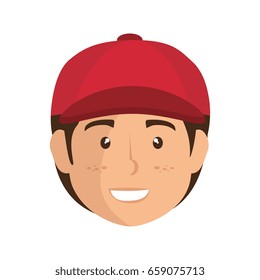 cartoon boy icon