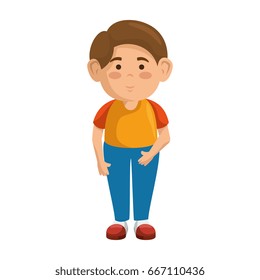 cartoon boy icon