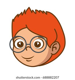 cartoon boy icon