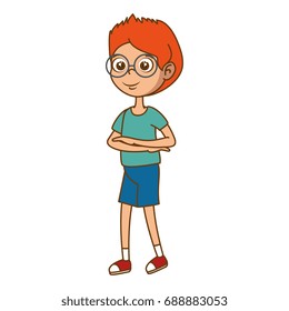 cartoon boy icon