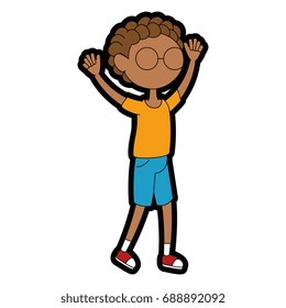 cartoon boy icon