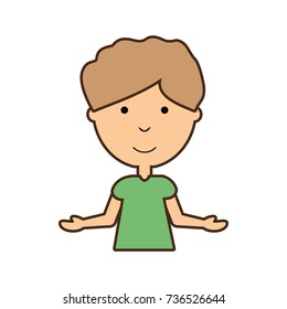 cartoon boy icon
