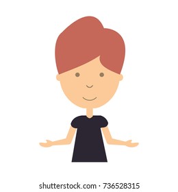 cartoon boy icon