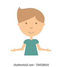 cartoon boy icon