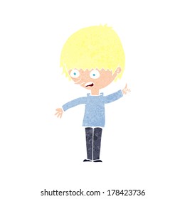 caricaturista con pregunta