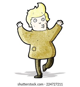 cartoon boy in rags