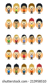 cartoon boy set