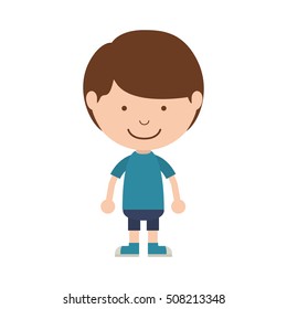 cartoon boy smiling