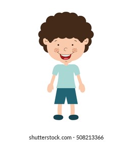 cartoon boy smiling