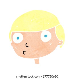 cartoon boy staring