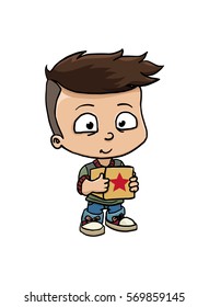 cartoon boy vector