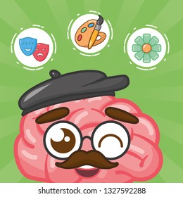 cartoon brain creativity