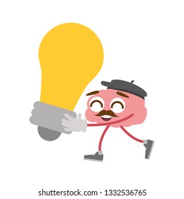 cartoon brain creativity