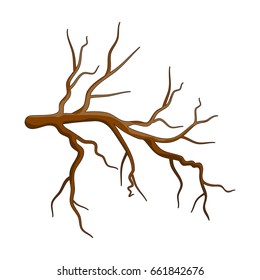 cartoon branch vector symbol icon design. Beautiful illustration isolated on white background
