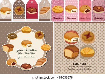 cartoon bread card