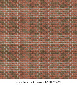 Cartoon Brick Wall