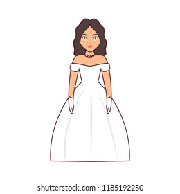 cartoon bride design