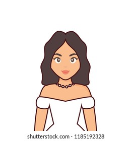 cartoon bride design