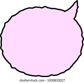 Cartoon Bright color speech balloon 9