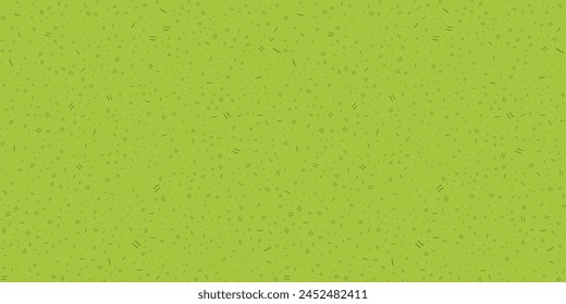 Patrón sin costuras de hierba verde brillante de dibujos animados. Patrón sin costuras de hierba fresca. Vector.